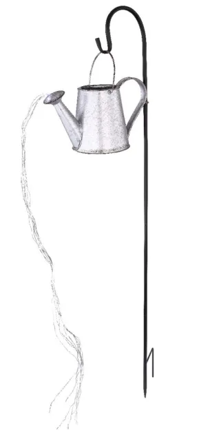 SOLARNA LAMPA METAL SREBRNA SIVA, 80XLED