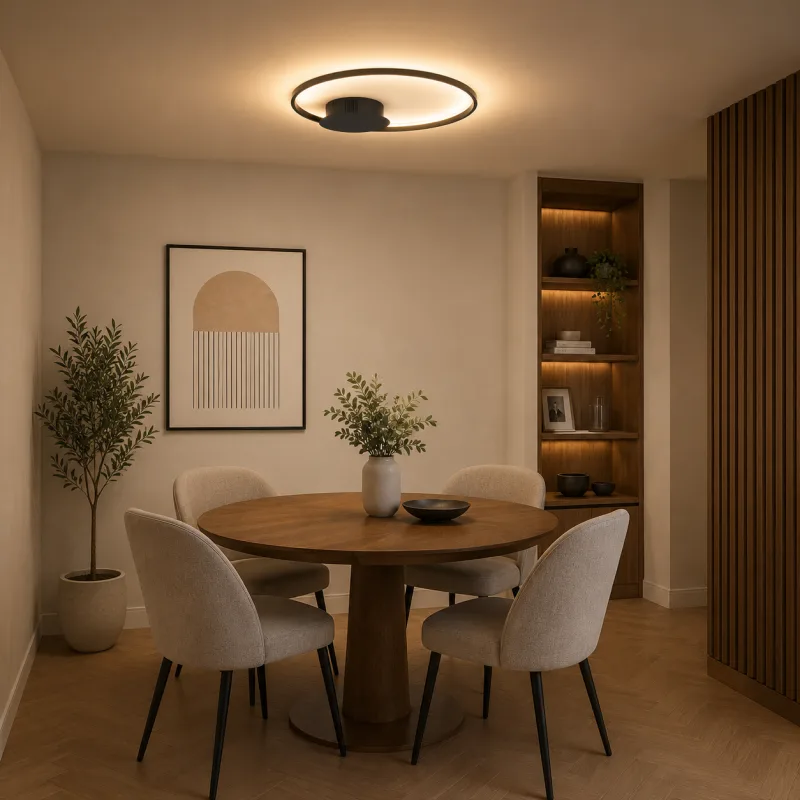 SOLEA 86 LED PLAFONJERA 22W 3000K CRNA — slika 2