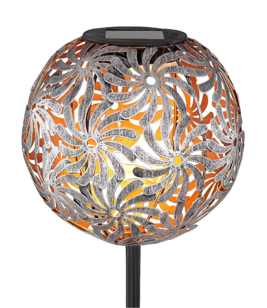 SOLARLEUCHTE METALL SILBERGRAU, 1XLED — slika 3