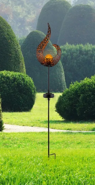 SOLARLEUCHTE METALL SCHWARZ, 1XLED