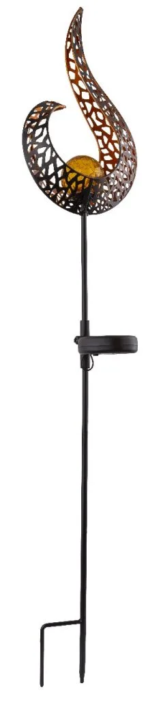 SOLARLEUCHTE METALL SCHWARZ, 1XLED — slika 2