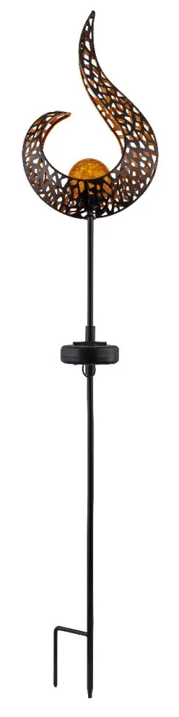 SOLARLEUCHTE METALL SCHWARZ, 1XLED — slika 3