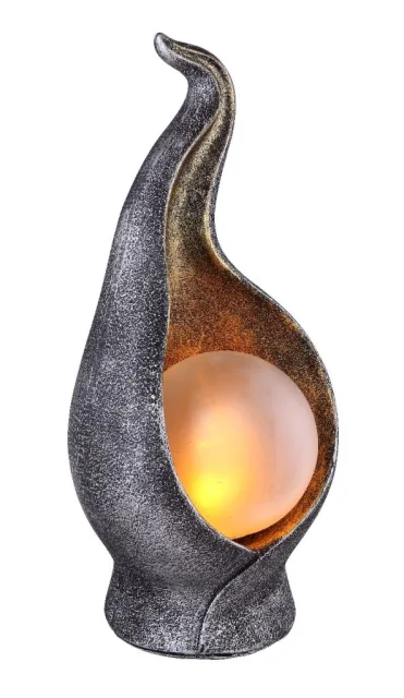 SOLARLEUCHTE KUNSTSTOFF SILBERFARBEN, 36XLED