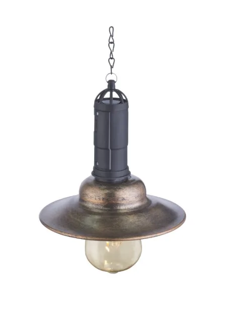 SOLARLEUCHTE METALL DUNKEL, 1XLED