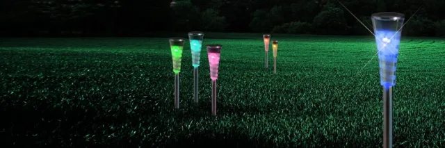 SOLARLEUCHTE EDELSTAHL, 1XRGB LED