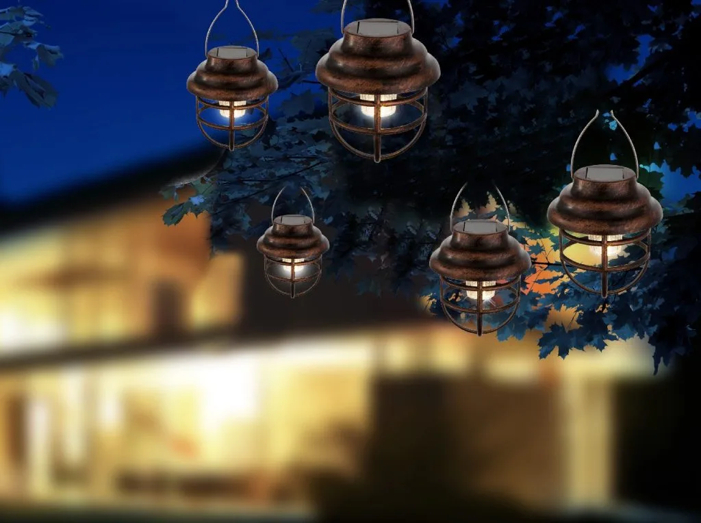 SOLARLEUCHTE METALL ROSTFARBEN, 1XLED — slika 2