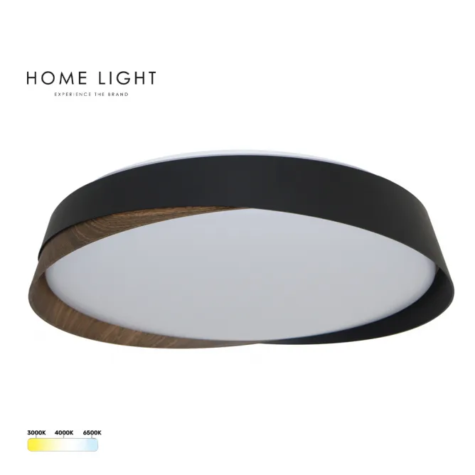 SOLEA 79 LED PLAFONJERA 20W CCT CRNA/DRVO — slika 3