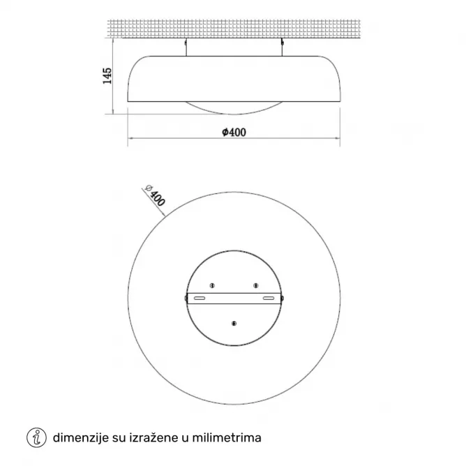 SOLEA 76 PLAFONSKA SVETILJKA 20W CCT TERAKOTA — slika 5