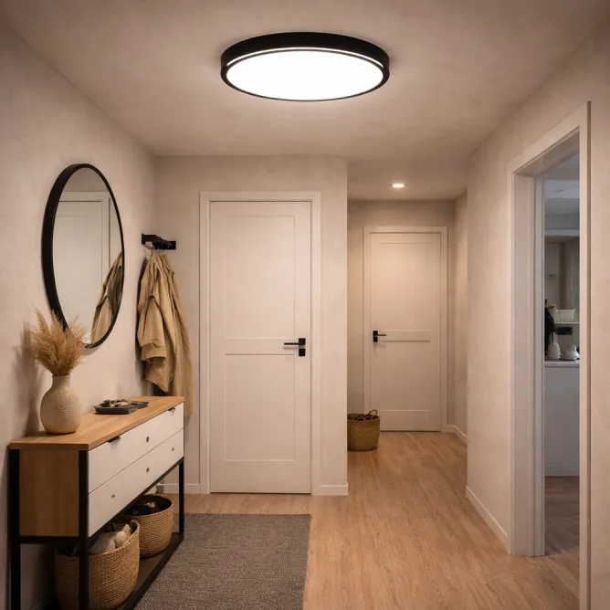 LED PLAFONJERA L7760-18W CCT SENZOR (LV18W) CRNA NEW — slika 2