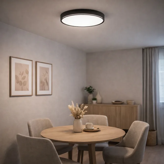 LED PLAFONJERA L7760-18W CCT SENZOR (LV18W) CRNA NEW — slika 3