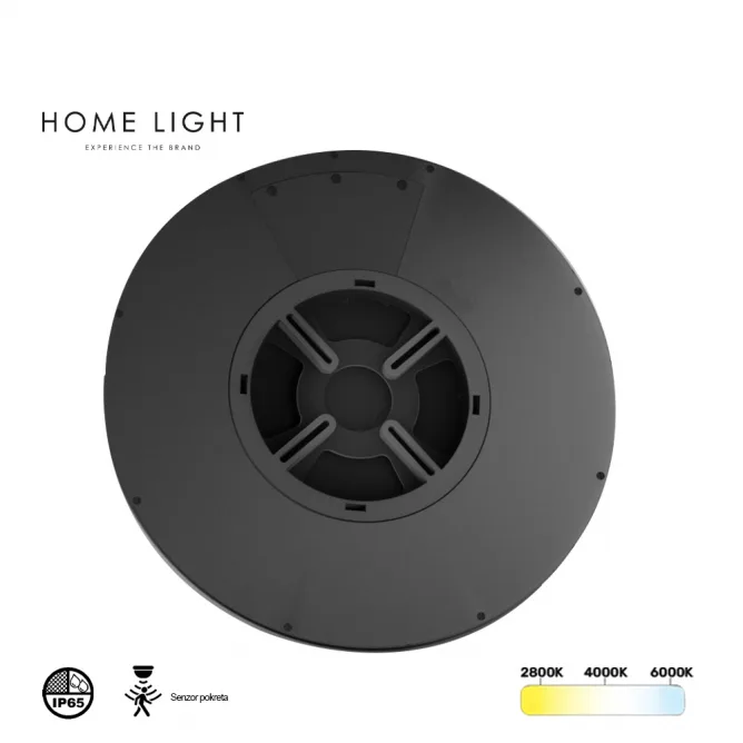 LED PLAFONJERA L7760-18W CCT SENZOR (LV18W) CRNA NEW — slika 4