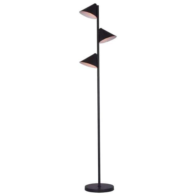 Podna lampa F7063-3F BK