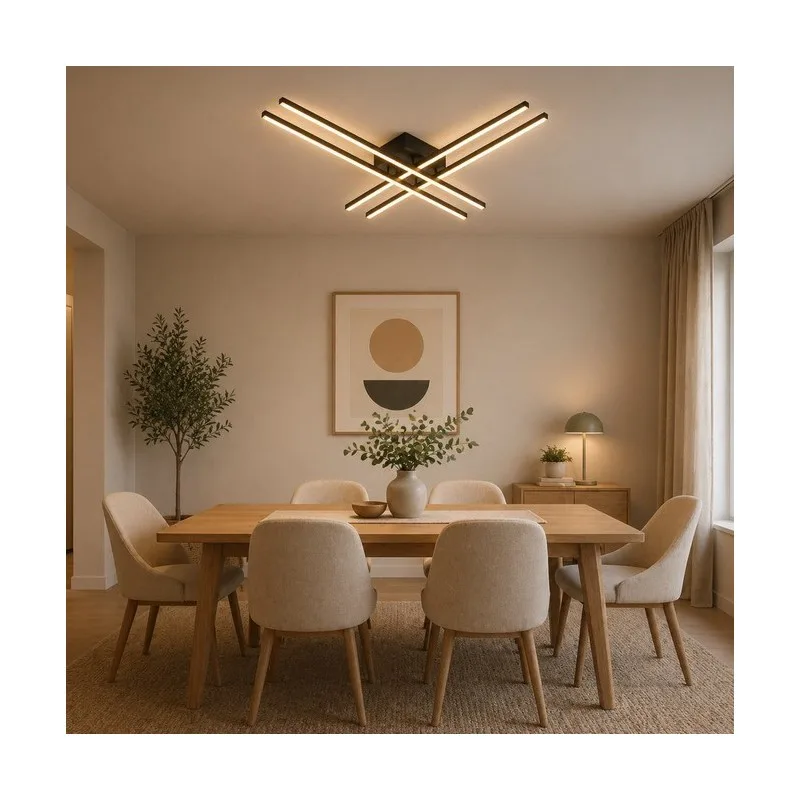 SOLEA 151 PLAFONSKA SVETILJKA 40W CCT CRNA — slika 2