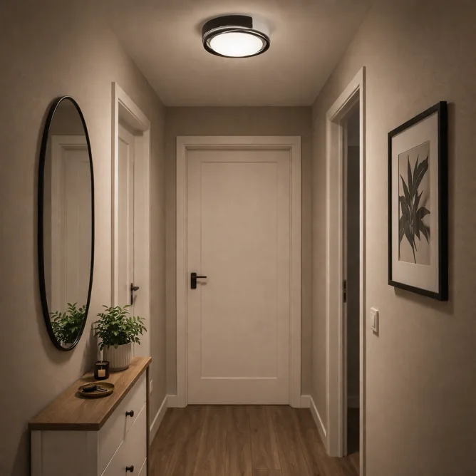LED PLAFONJERA BL140CW 9W CCT CRNA IP65 — slika 2