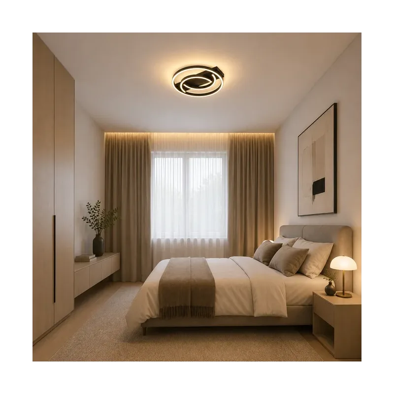 SOLEA 82 LED PLAFONJERA 40W CCT CRNA — slika 2