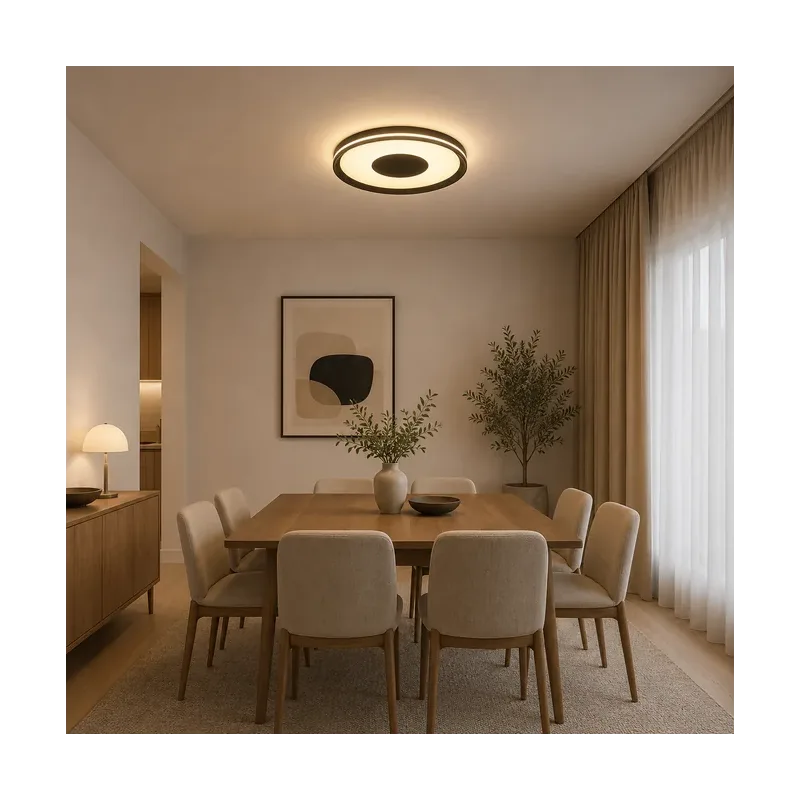 SOLEA 74 LED PLAFONJERA 30W CCT CRNA — slika 2