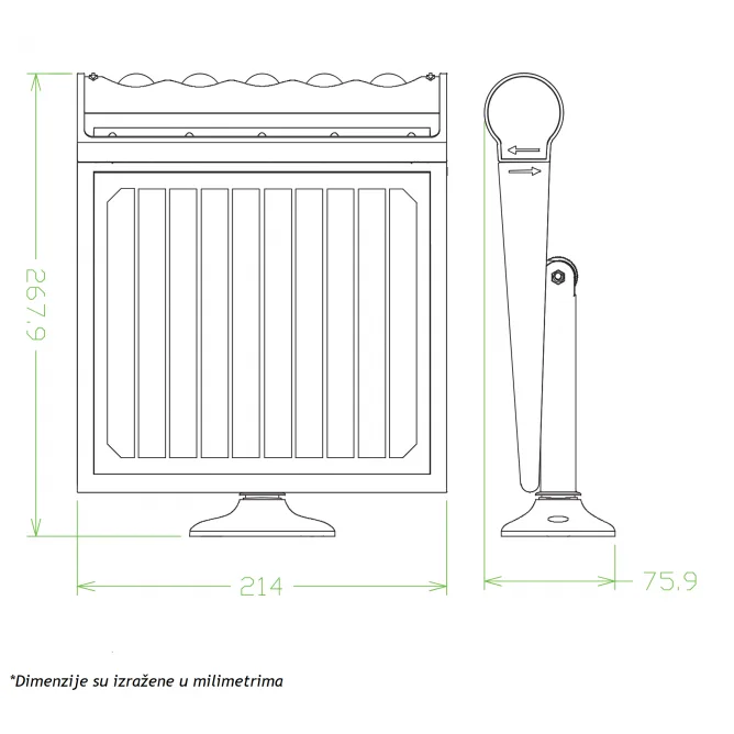SOLARNA LED SVETILJKA LD SSL 8W — slika 6
