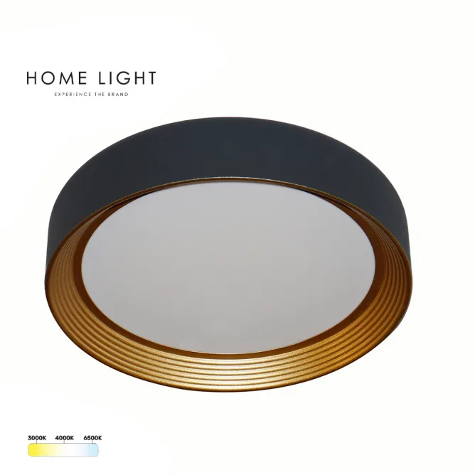 SOLEA 65 LED PLAFONJERA 30W CCT CRNA/ZLATO — slika 3