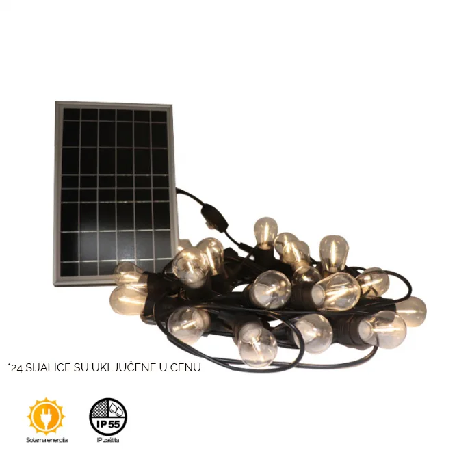 SOLARNA SVETILJKA B04 SET GRLA SA KABLOM IP55 — slika 3