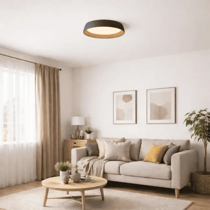 VESTA 684 PLAFONSKA SVETILJKA 40W 3000/4000K CRNA — slika 2