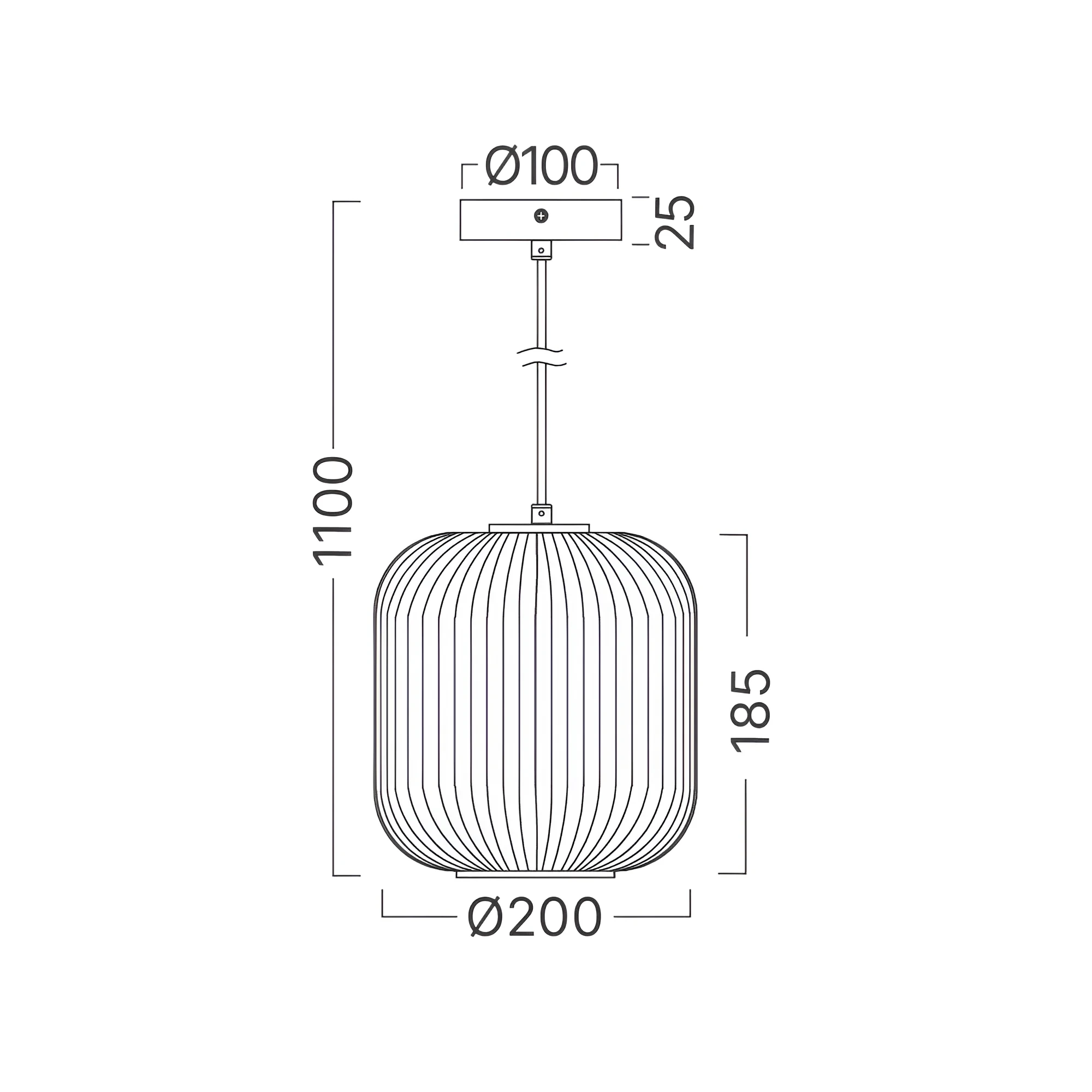 VISILICA E27 OPAL/CRNI — slika 4