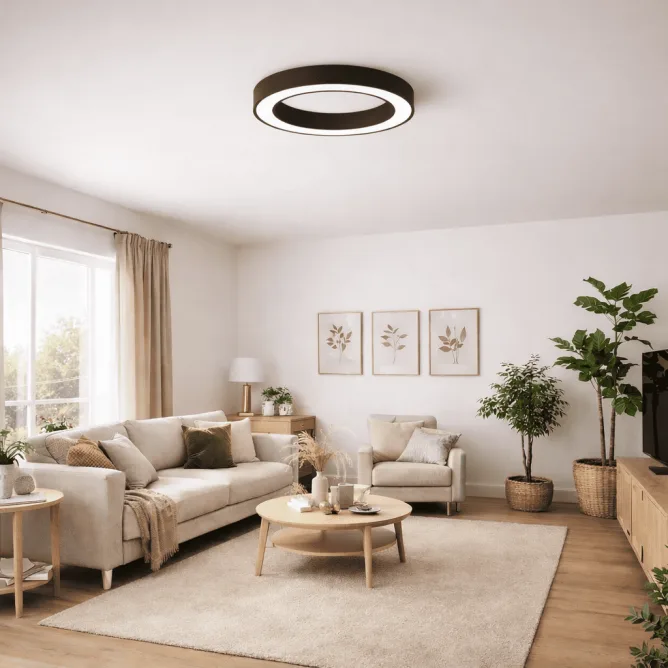 VESTA 681 PLAFONSKA SVETILJKA 80W 3000/4000K CRNA — slika 2