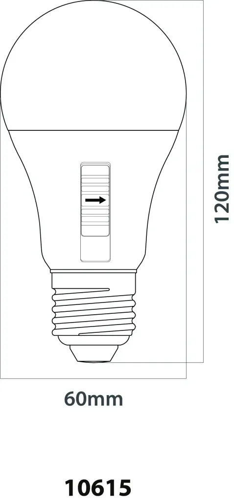 LED LEUCHTMITTEL KUNSTSTOFF OPAL, 1XE27 LED — slika 5