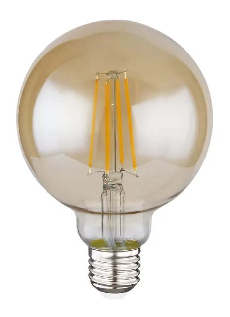 LED LEUCHTMITTEL GLAS AMBER, 1XE27 LED