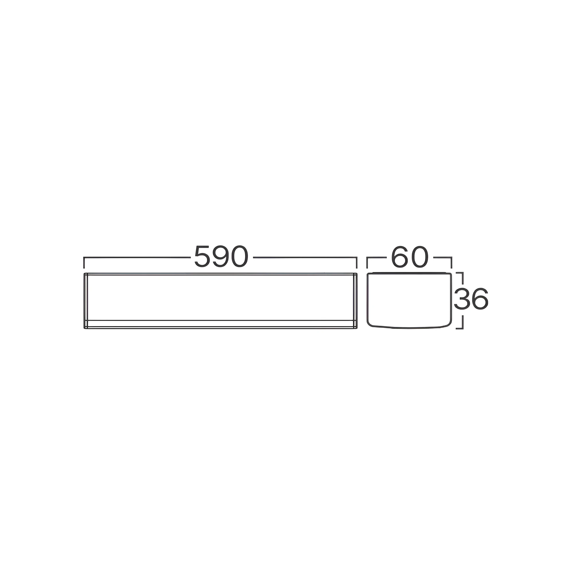 LED LINIJSKA SVETILJKA 0.6M 18W BELI CCT — slika 9