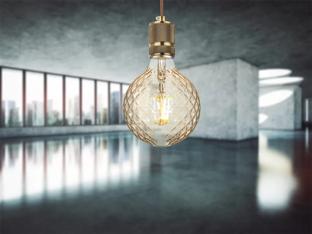 LED SIJALICA STAKLO AMBER, 1XE27 LED — slika 2