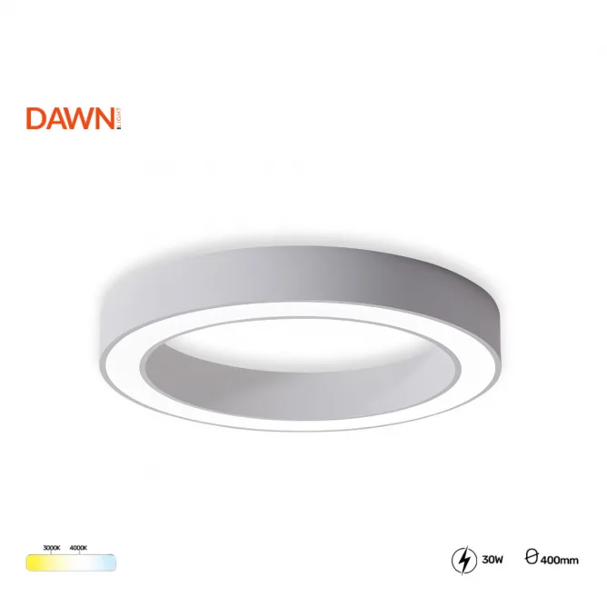 VESTA 679 LED PLAFONJERA 30W 3000/4000K BELA — slika 4