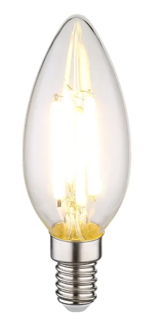 LED LEUCHTMITTEL GLAS KLAR, 1XE14 LED