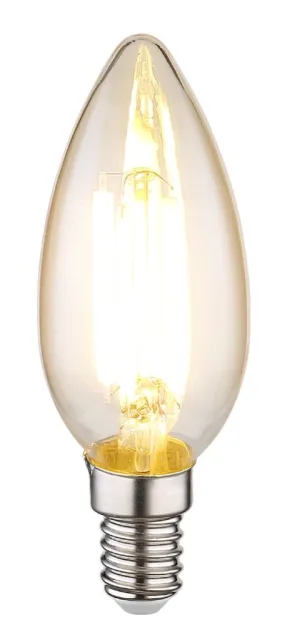 LED SIJALICA STAKLO AMBER, 1XE14 LED