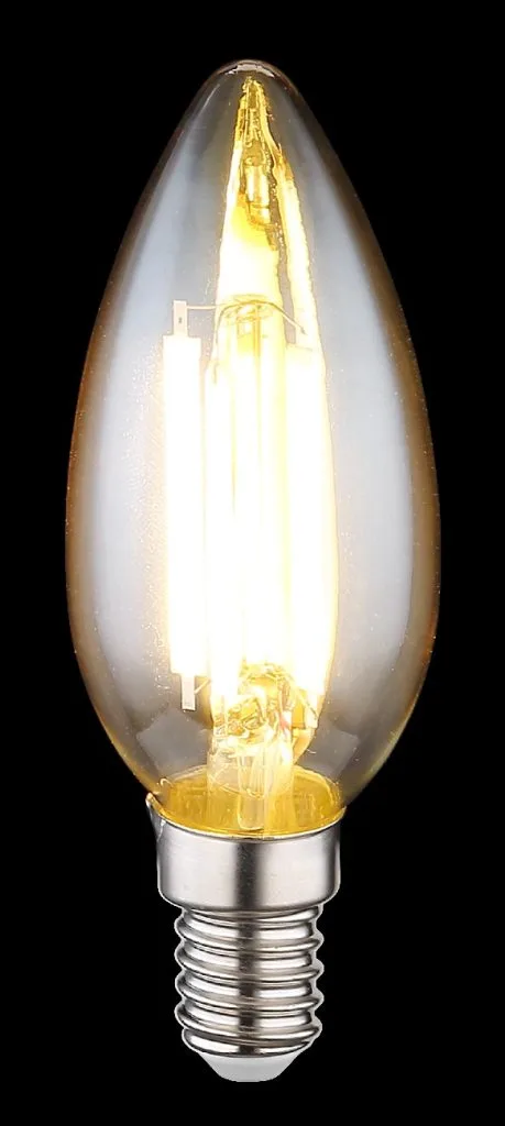 LED SIJALICA STAKLO AMBER, 1XE14 LED — slika 3
