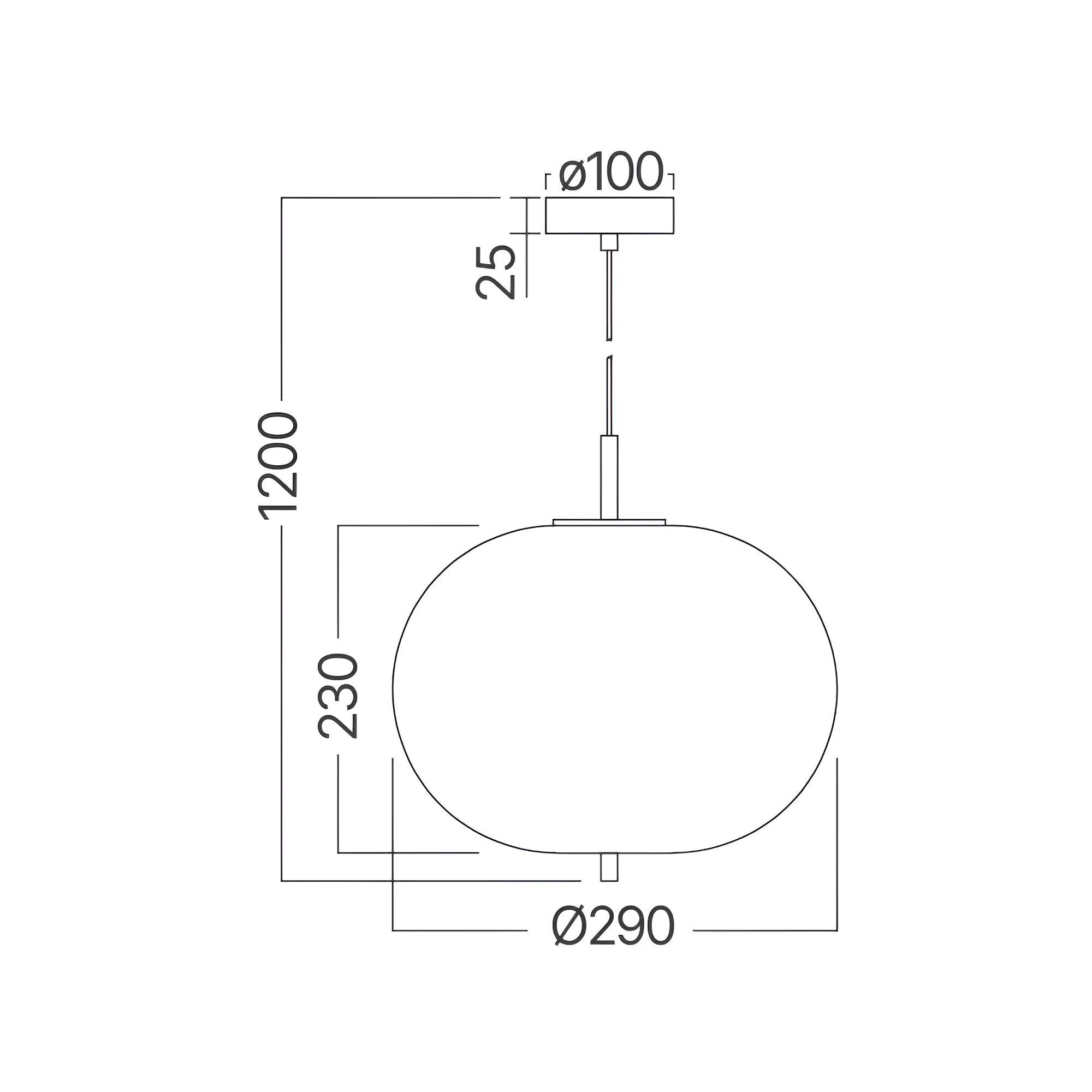 VISILICA E27 OPAL/CRNI — slika 4