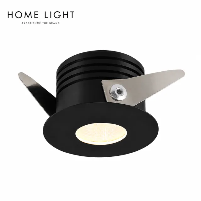 LED ROZETNA L1030-3 OKRUGLA 3W 3000K CRNA