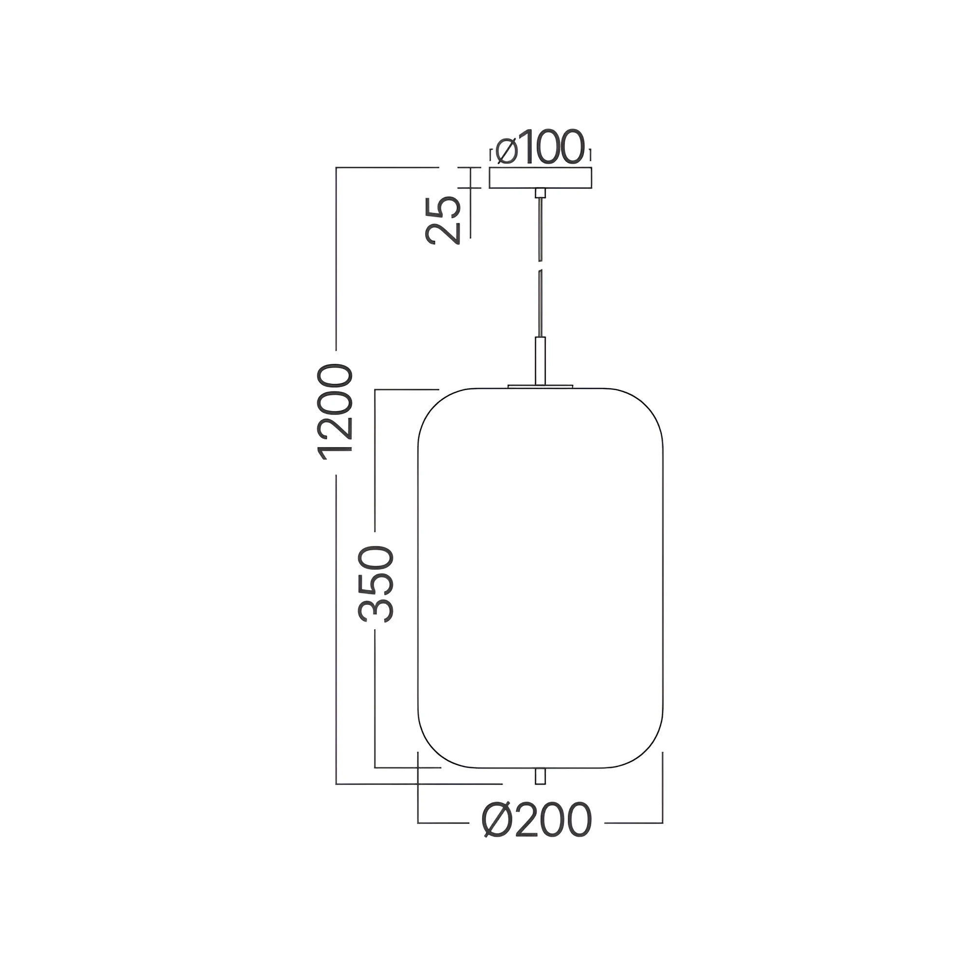 VISILICA E27 OPAL/CRNI — slika 4