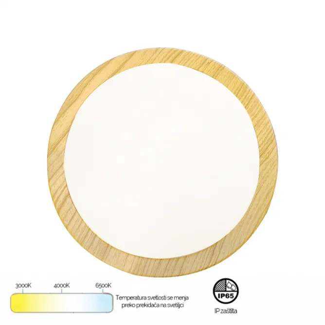 LED PLAFONJERA MONA-200-20W 3000/4000/6500K IP65 DRVO — slika 3