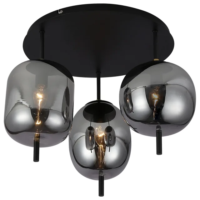 Plafonska lampa F4014-3C BK+SM