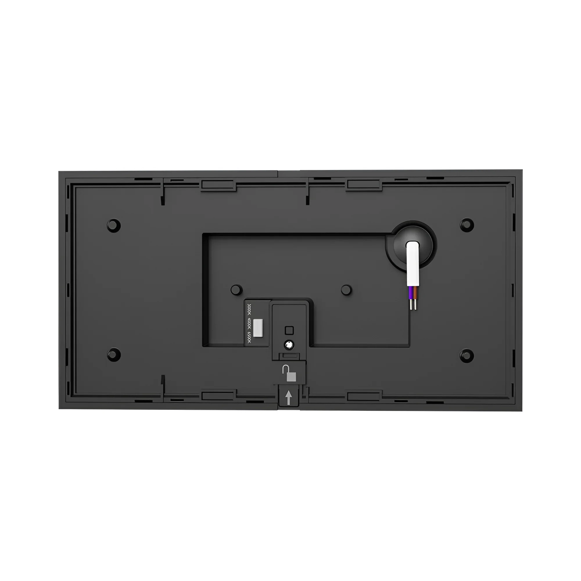 LED ZIDNA SVETILJKA PRAVOUGAONA 10W CRNI CCT IP44 — slika 5