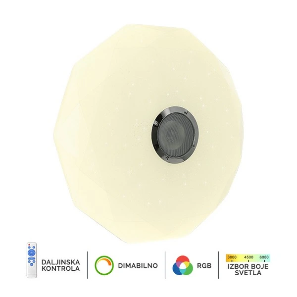 LED RGB plafonjera sa zvučnikom LP-801-36 — slika 5