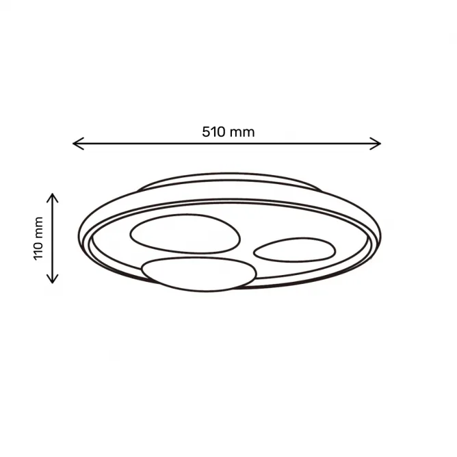 VESTA 671 LED PLAFONJERA 36W CCT — slika 3