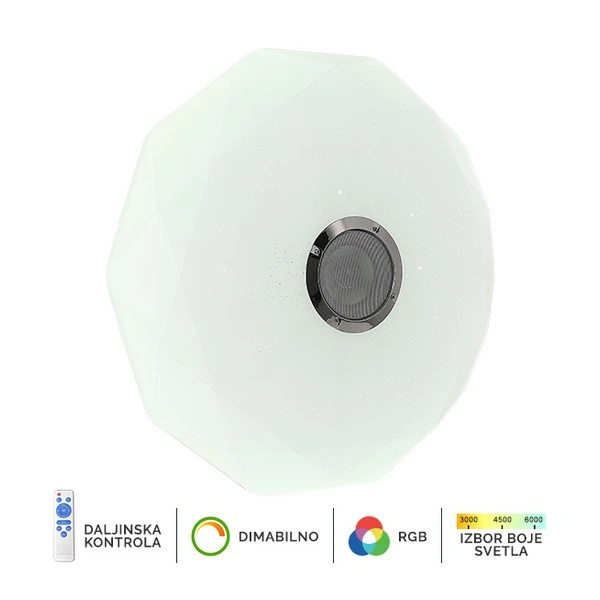 LED RGB plafonjera sa zvučnikom LP-801-36 — slika 6