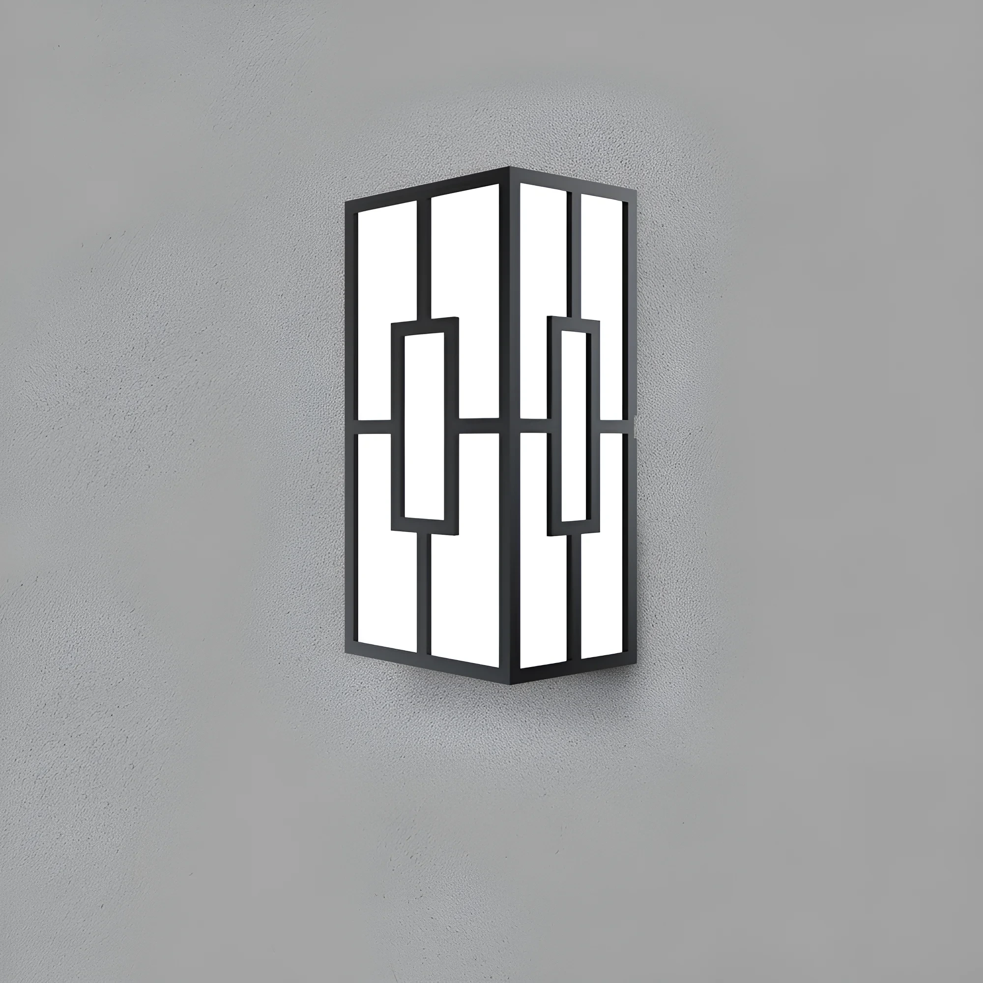 LED ZIDNA SVETILJKA PRAVOUGAONA 10W CRNI CCT IP44 — slika 7