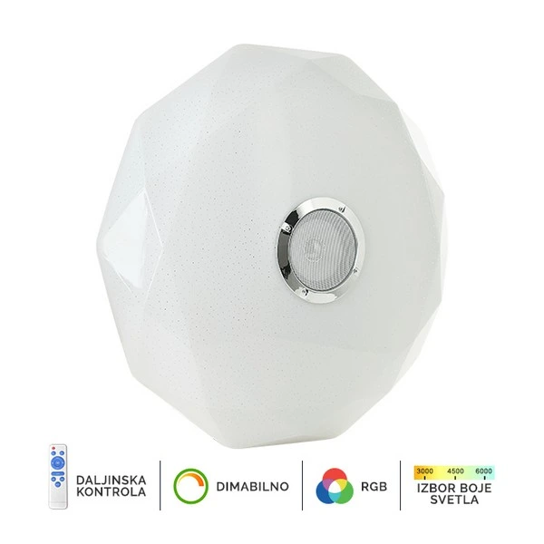 LED RGB plafonjera sa zvučnikom LP-801-36 — slika 7