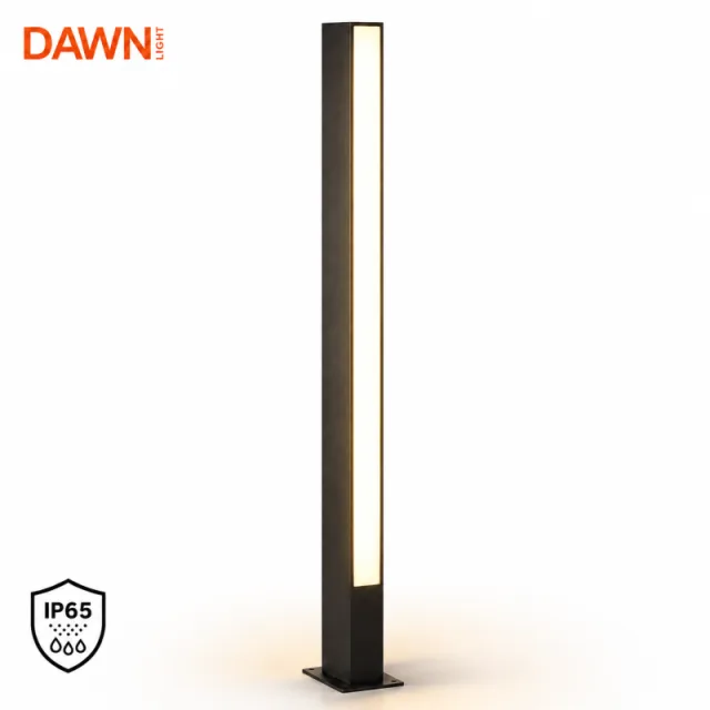 LED SVETILJKA 0221D-1000 STUBNA 17W 3000K IP65 SIVA