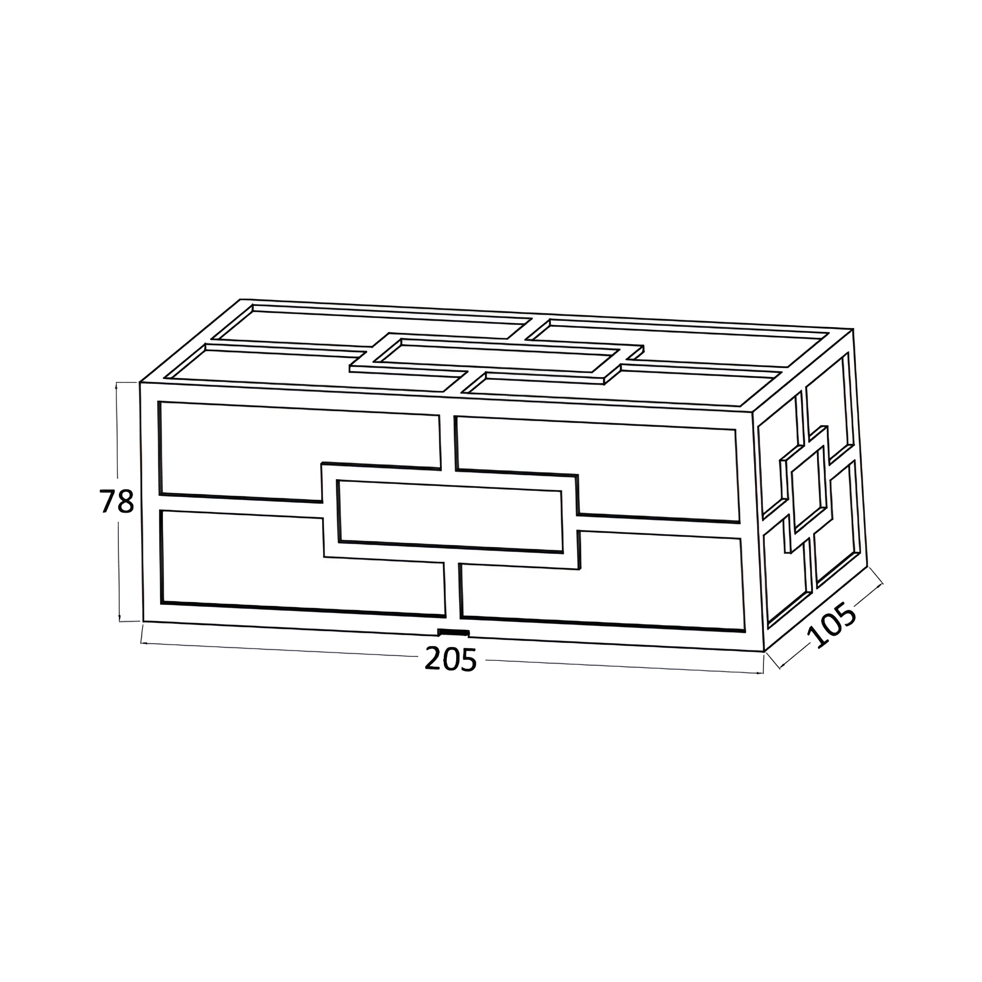 LED ZIDNA SVETILJKA PRAVOUGAONA 10W CRNI CCT IP44 — slika 8