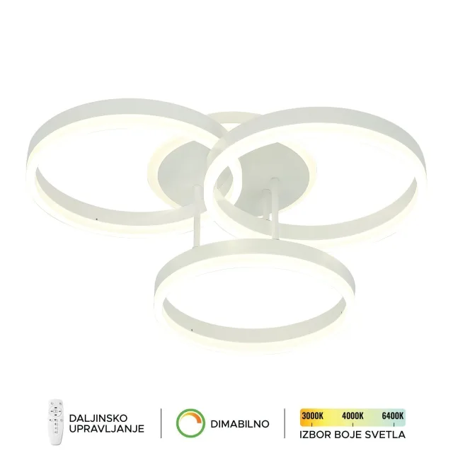 LED plafonska lampa F2047-82C WH