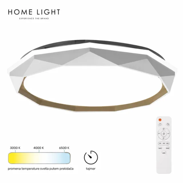 VESTA 677 LED PLAFONJERA 24W/48W CCT