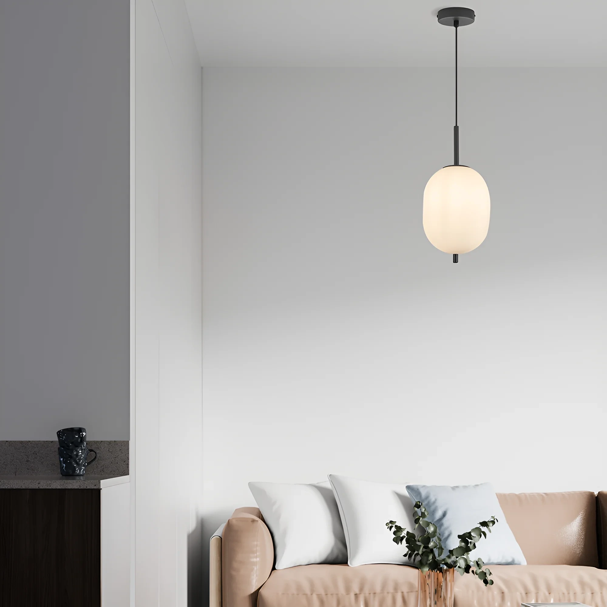 VISILICA E14 OPAL/CRNI — slika 2